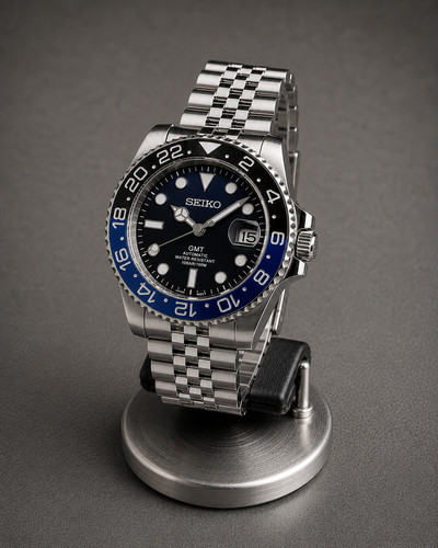 Montre gmt noir bleu - montre,
