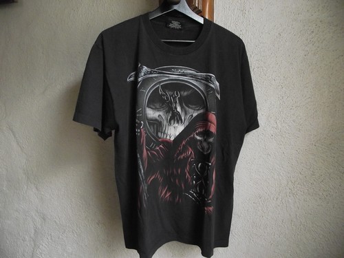 Tee shirt metal t l - ,