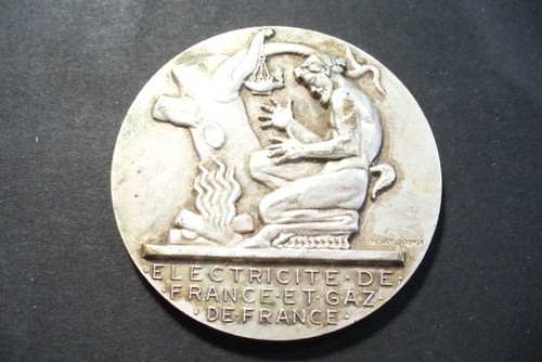 Ancienne médaille edf - ancienne,