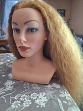 tête à coiffer professionnelle Marque BERGMANN N° 091031 100% Cheveux Naturels