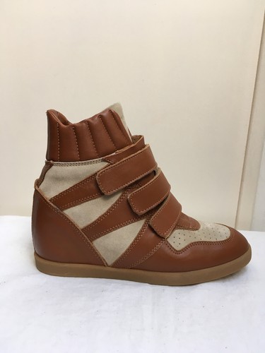 Baskets sneakers cuir - , daim