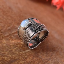 Bague toupie en argent