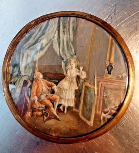 Ancienne miniature peinte