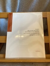 Index des noms propres titres d'ouvrages séminaires Jacques Lacan E.P.E.L. 1998