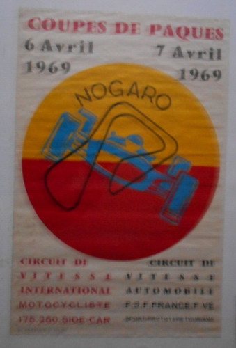 Affiche ancienne circuit - ancienne,