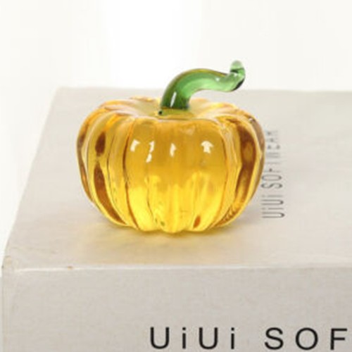 Figurine citrouille cristal - figurine, en
