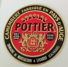 Vieille Étiquette de Camembert, POTTIER