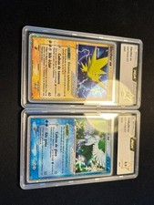 Carte pokemon Electhor ex 033 et Artikodin Ex 032 pca 9,5 NEUF Bloc ex pokebox