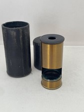 ACCESSOIRE INSTRUMENT SCIENTIFIQUE VINTAGE MICROSCOPE DE POCHE DANS SON ETUI