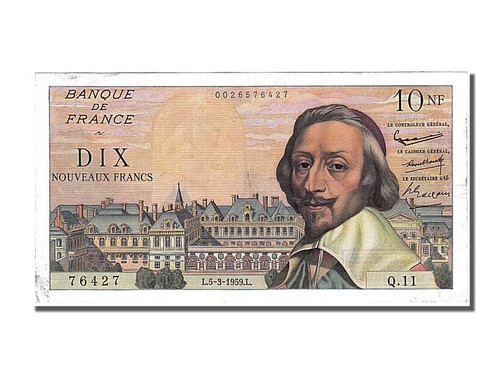 Billet france 10 nouveaux - 10,