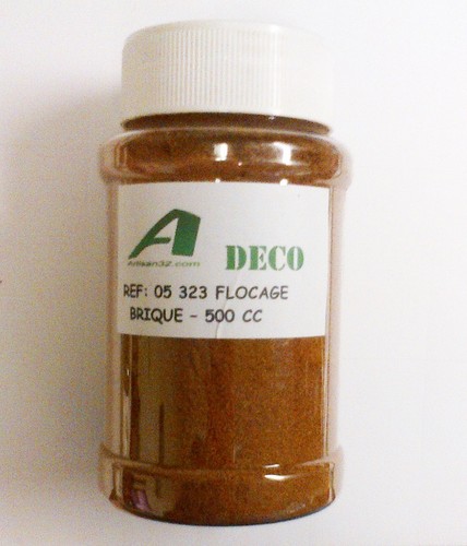 Flocage terre brique - flocage,