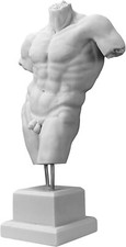 Corps masculin torse homme nu érotique nu statue grecque sexy sculpture copie...