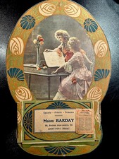 Rare Plaque publicitaire Carton Épicerie D’antan Rhône