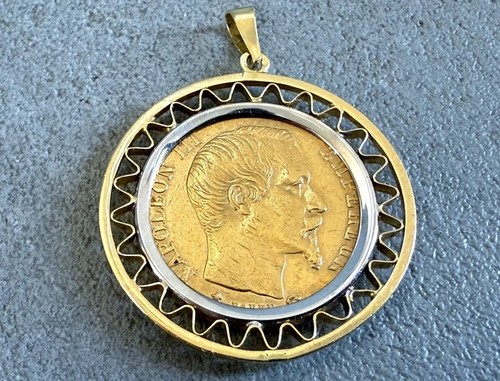 Pendentif ancien massif - ancien, or