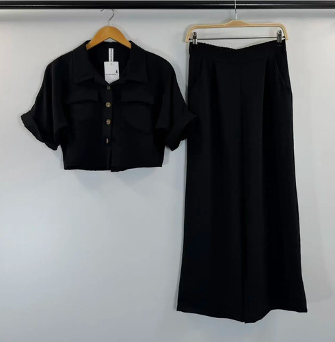 Ensemble chemise crop - chemise,