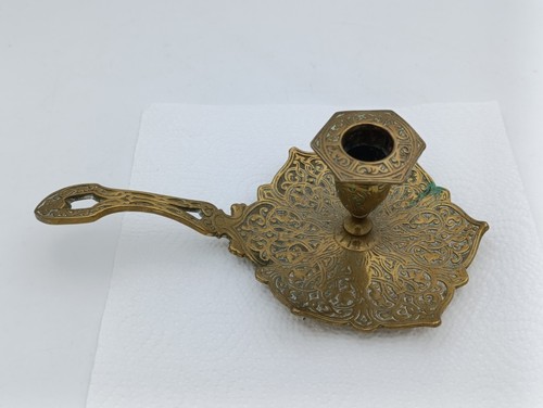 Bougeoir main ancien - bougeoir,