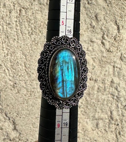 Bague en Labradorite Bleue