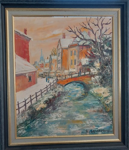 Tableau paysage urbain