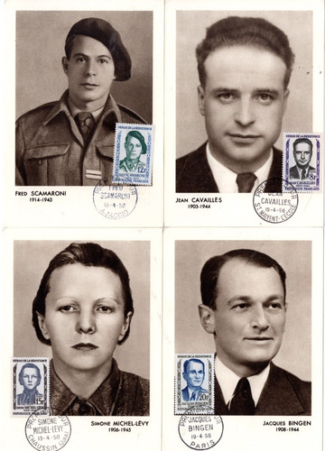 1157 fdc 4 cartes - 1157/60+,