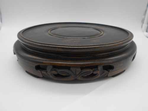 Grand socle bois pour vase - grand, en