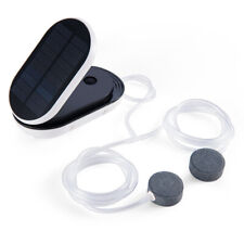 Pompe à oxygène solaire oxygénateur de poisson aquarium aérateur d'oxygène étang