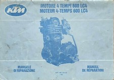 Manuel d'atelier moteur 600 KTM LC4 1988 manual