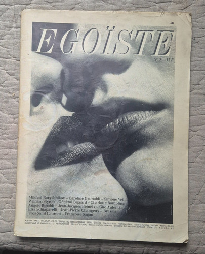 Revue egoiste baryshnikov - n°7,