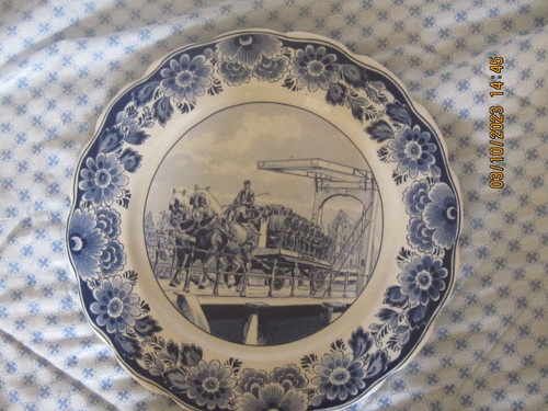 Assiette decorative delft - assiette,