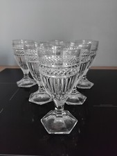 6 Verres Cristal de Saint Louis ? BACCARAT ?… DLG Trianon Val St Lambert 