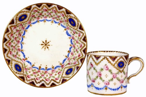 Tasse soucoupe 4e - et, sa