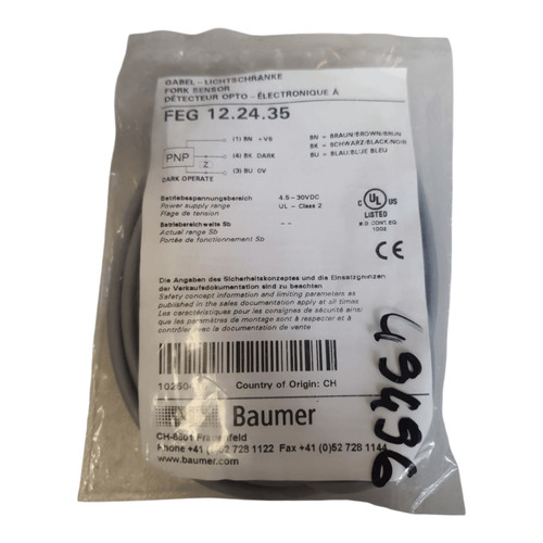 Baumer feg 35 - feg, capteur
