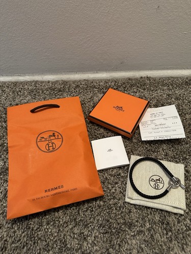 Hermès glénan braided black - hermès,