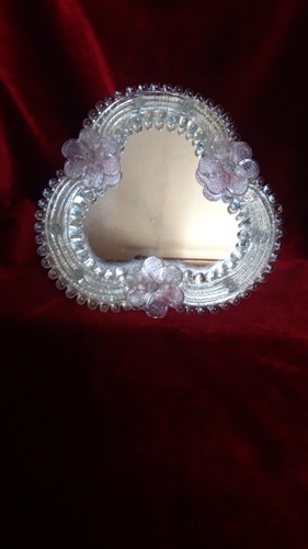 Joli petit miroir vénitien - , en