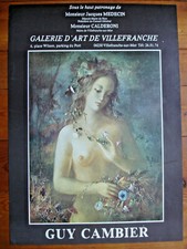 Affiche GUY CAMBIER- GALERIE