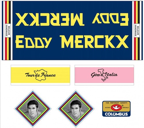 Adhésifs cadre eddy merckx - adhésifs,