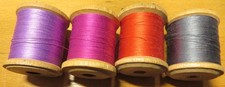 BOBINES de FIL de soie  SOIE