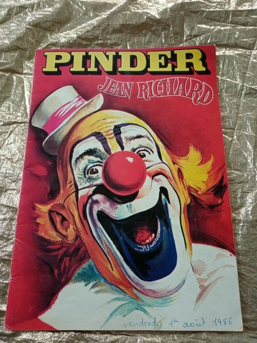 1986 programme cirque pinder - cirque,