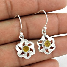 Naturel Citrine Véritable 925