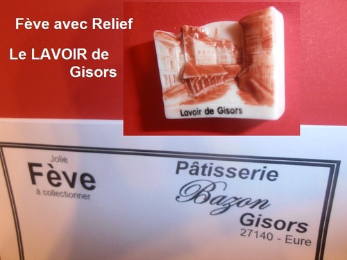 Feve avec relief lavoir de - feve,