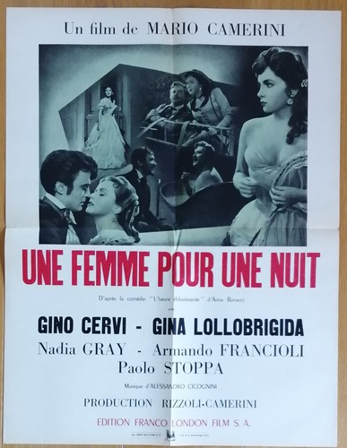 Femme pour une nuit - nuit, gina