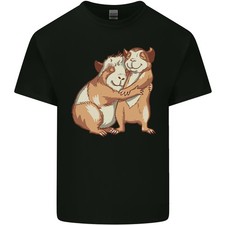 T-Shirt En Coton Léger Pour Hommes Avec Des Cochons D'Inde Qui S'Enlacent