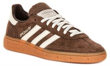 Adidas Handball Spezial Gum Lacets Montants Femmes En Marron Et Blanc UK 4 - 8