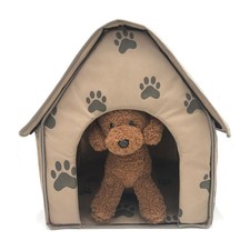 Chat Lit Doux Pliant Cabane Chaud Chien Lit De Couchage Panier Chaton Maison