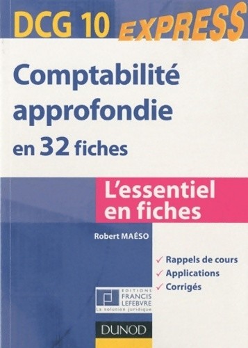 Comptabilité approfondie dcg - comptabilité,