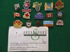 lot de pin's sur le Canada