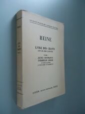 Livre des chants Tome I/Jeunes souffrances/Intermezzo Lyrique/Heine/Aubier/1947