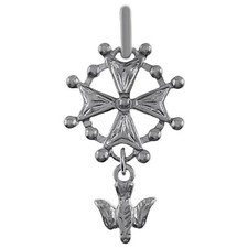 Pendentif mixte croix