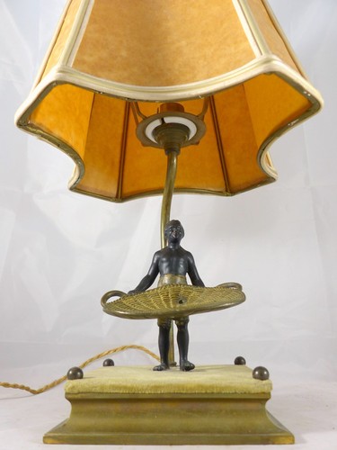 Ancienne lampe africanisme - lampe,