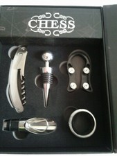 Wine Bottle Opener Tool Kit 5pcs Gift Box Wine Accessories Set Father Day Gift