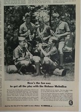 1964 M Hohner melodica harmonicas Boy Scouts playing instruments ad